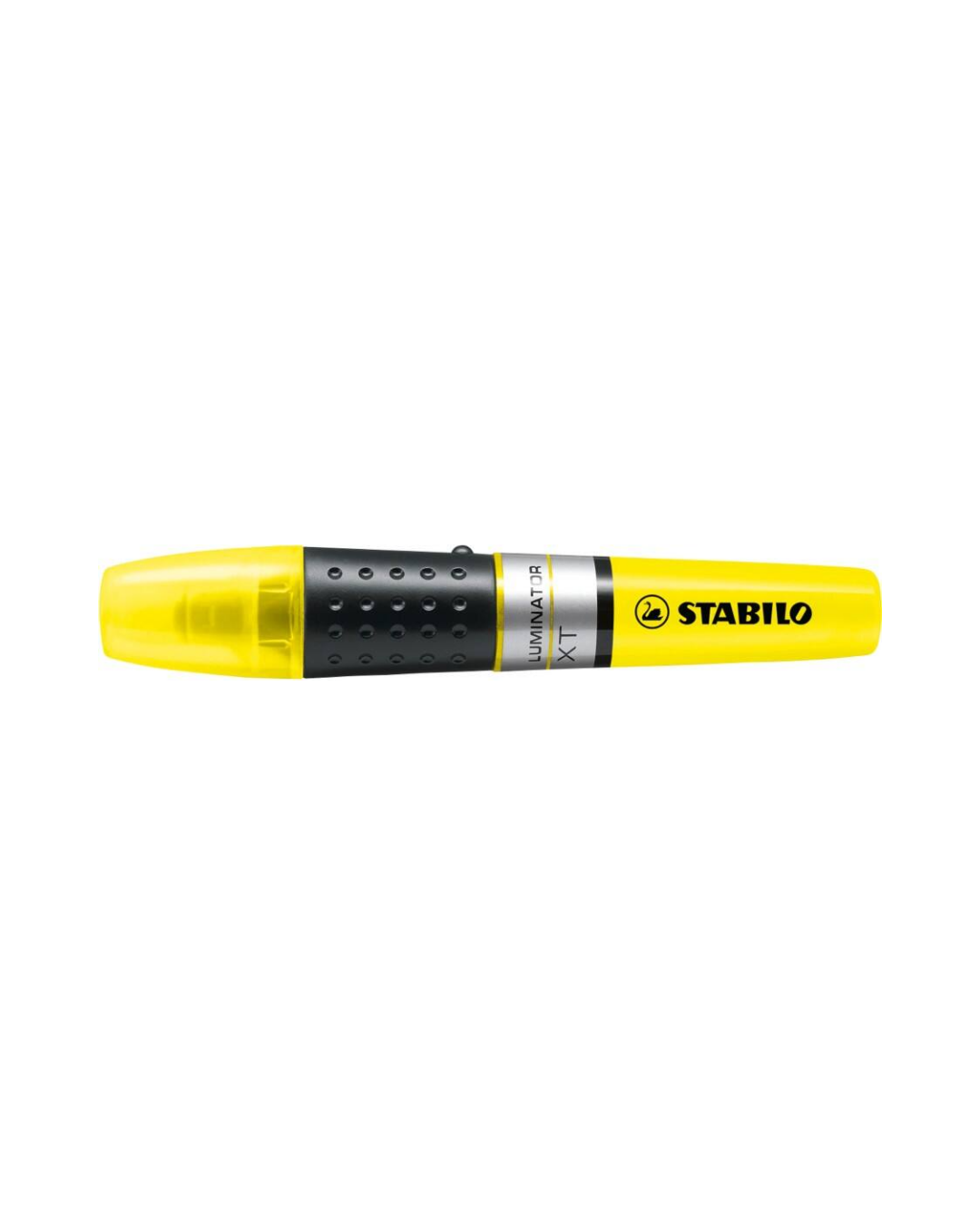 STABILO LUMINATOR transparante punt detail – zie tekst tijdens markeren