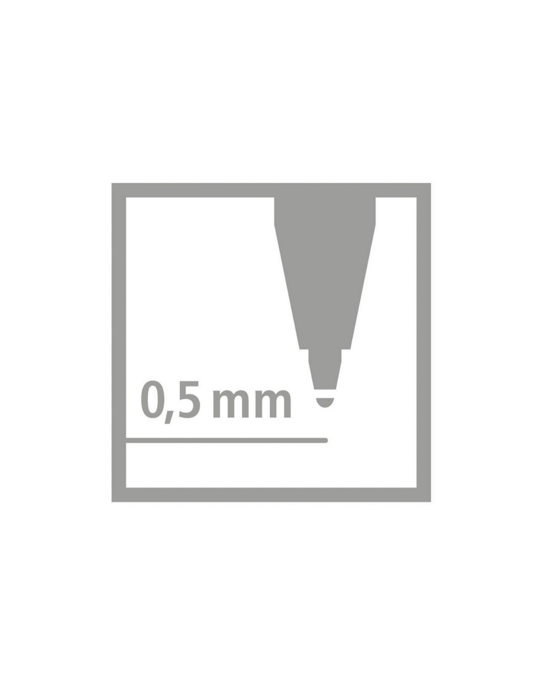 STABILO worker+ punt close-up – 0,5 mm medium punt