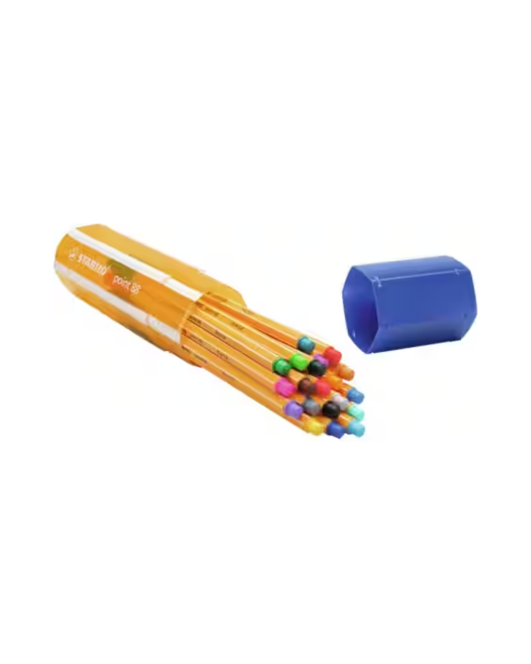 STABILO point 88 fineliner set – 20 stuks naast elkaar gekleurd