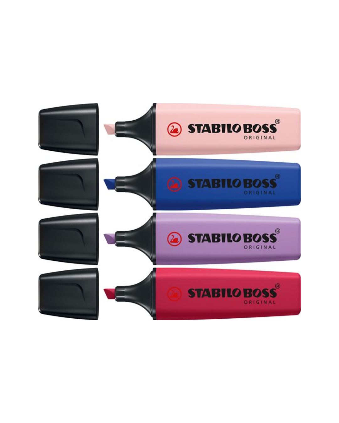 STABILO BOSS NatureCOLORS Wildflower kleuren detail – 4 bloem-geïnspireerde tinten