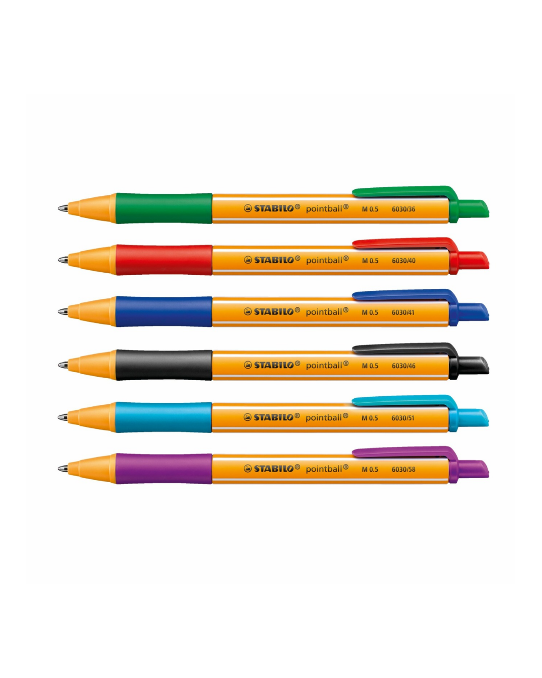 STABILO Pointball zwart grip – ergonomische balpen voor dagelijks schrijven